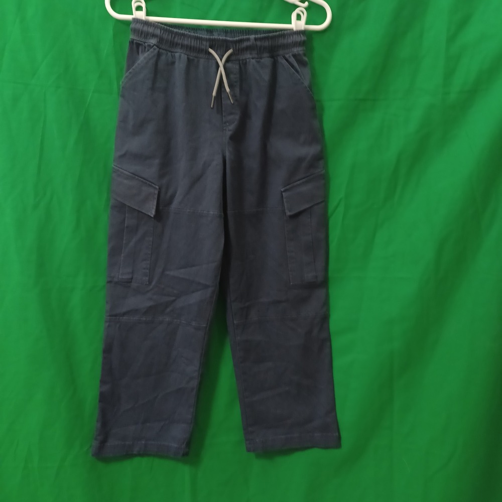 Art Class Boys‎ Navy Blue Cargo Pants Elastic Waist Size L 10/12 NWT